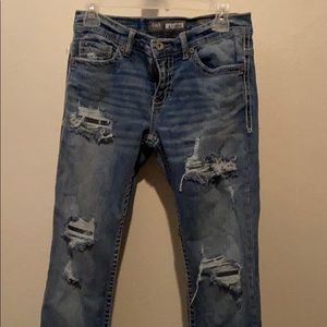 Bootcut light wash jeans